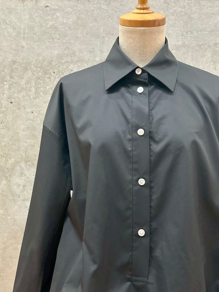 CINOH / ブラウンジングシャツ / BLACK / 25WST006