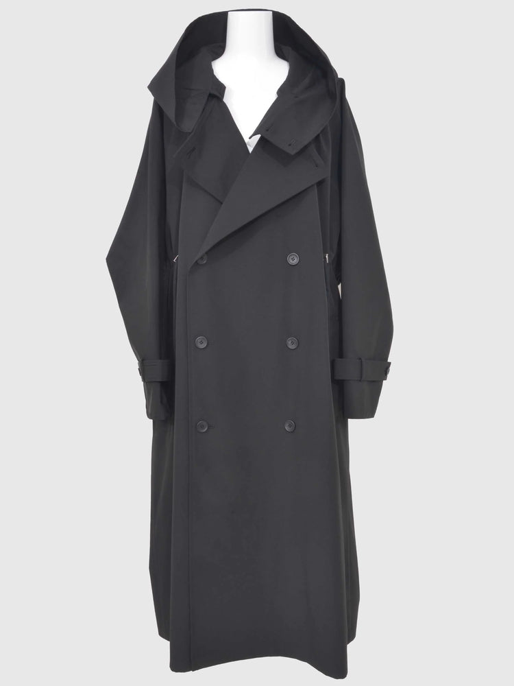 VACHEMENT / Taffeta Trench Coat / Black / VN-27-400