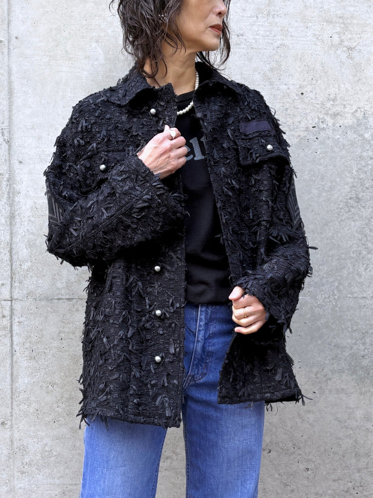 MADISONBLUE / MILITARY JK RIBBON TWEED / NAVY / MB251-1101EX