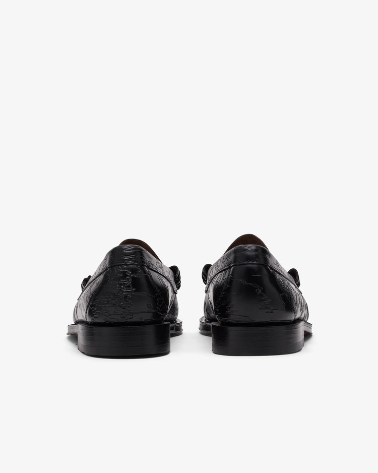 DSM / G.H. Bass Camo Larson Penny Loafer / Black / DSM02SH12