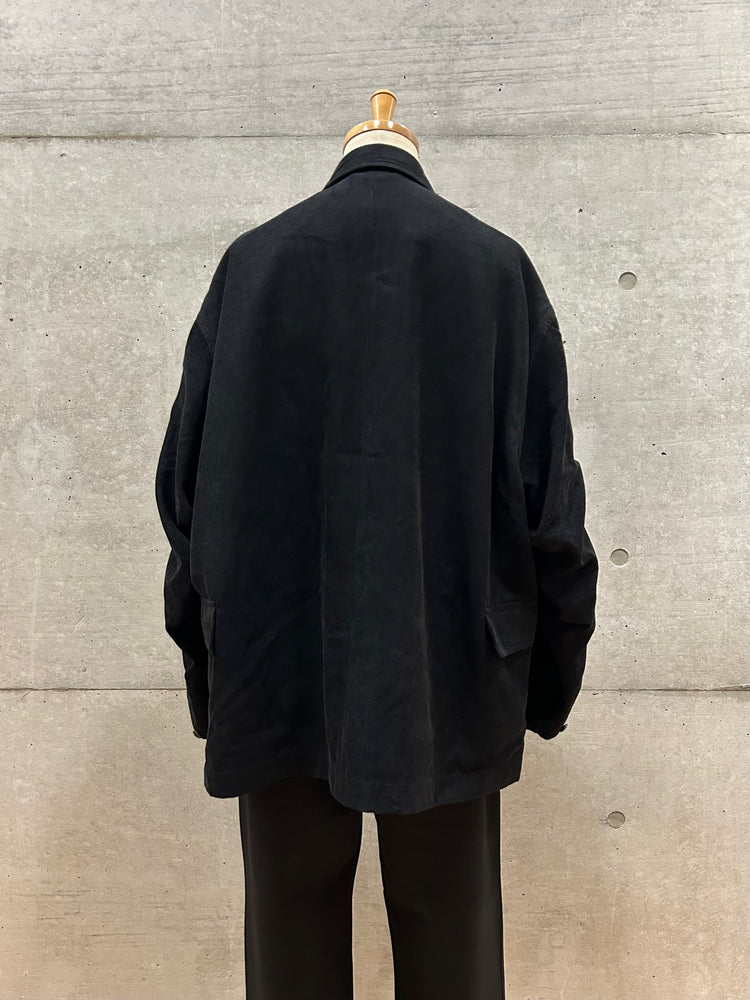 DAIWA PIER 39 / W's TECH LOOSE 2B JACKET CORDUROY / BLACK / BJ-32025WL