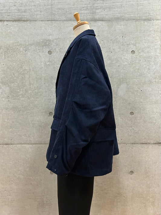 DAIWA PIER 39 / W's TECH LOOSE 2B JACKET CORDUROY / NAVY / BJ-32025WL