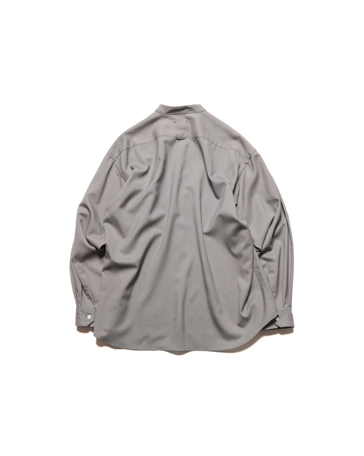 SOPHNET. / WASHBLE WOOL BAND COLLAR SHIRT / GRAIGE / SPNT-262020