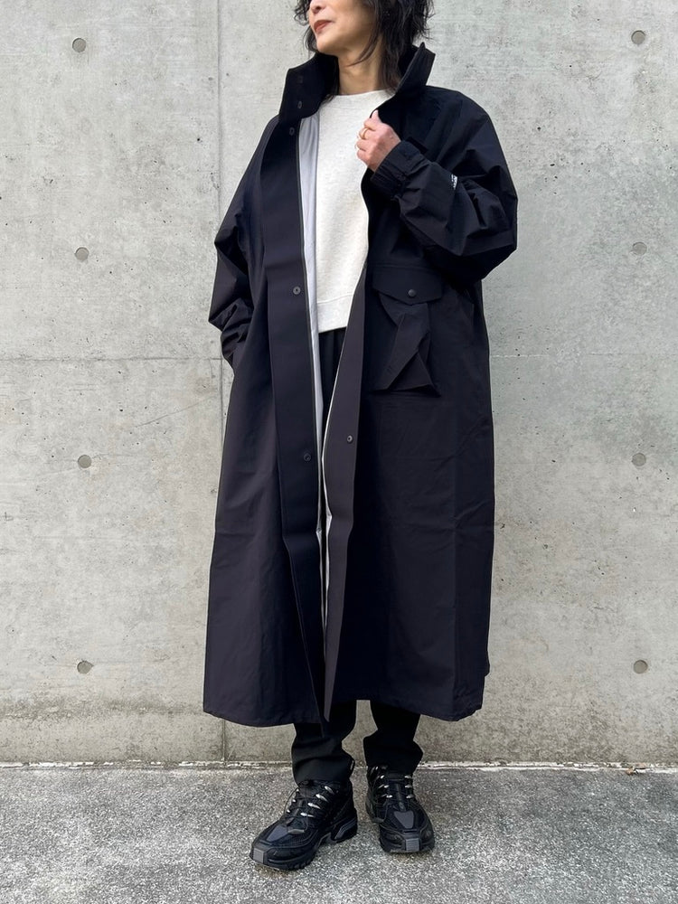 HYKE / PERTEX® DESERT STORM COAT / BLACK / 17571