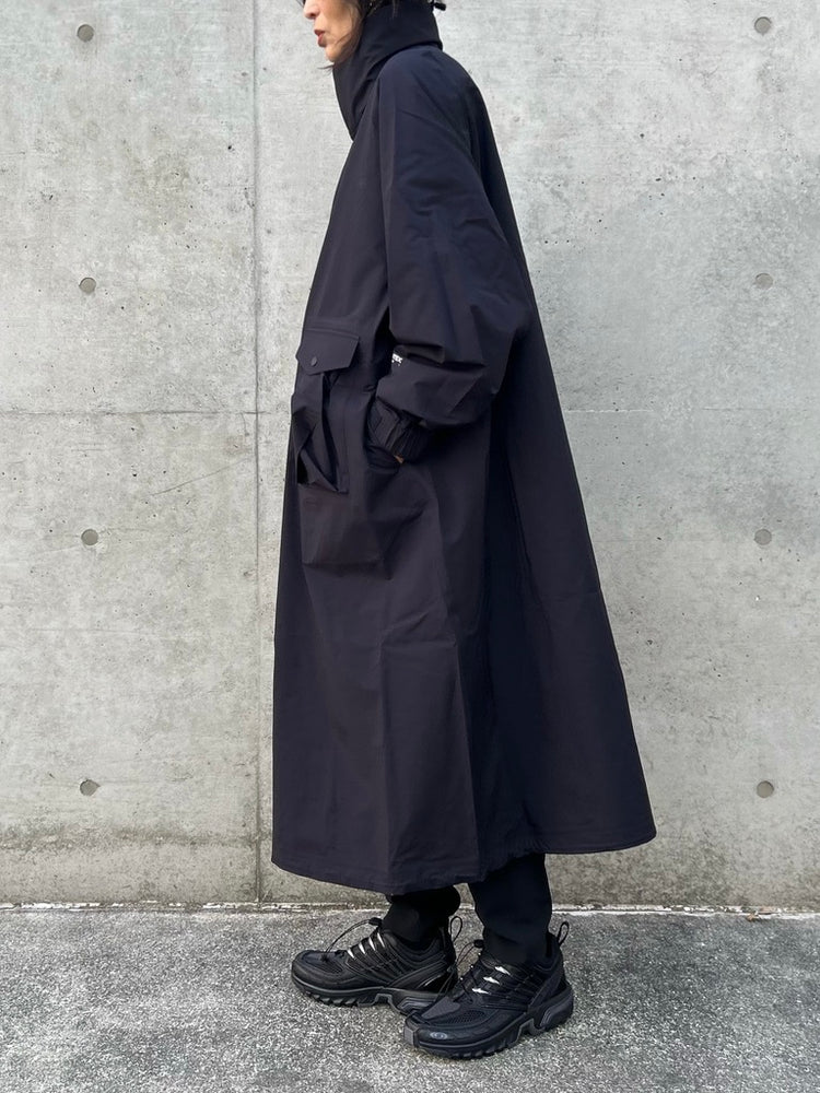 HYKE / PERTEX® DESERT STORM COAT / BLACK / 17571