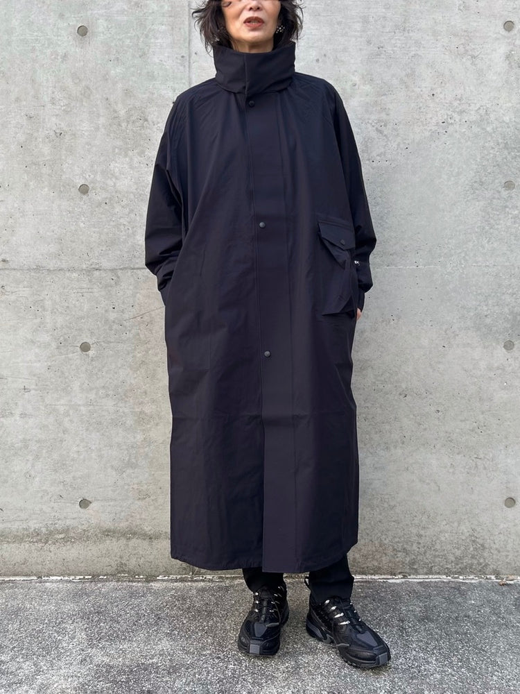 HYKE / PERTEX® DESERT STORM COAT / BLACK / 17571