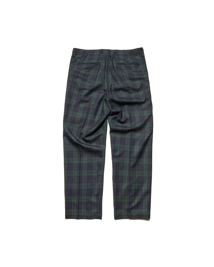 uniform experiment / STRETCH WOOL SIDE POCKET TAPERED PANTS / GREEN / UE-252039