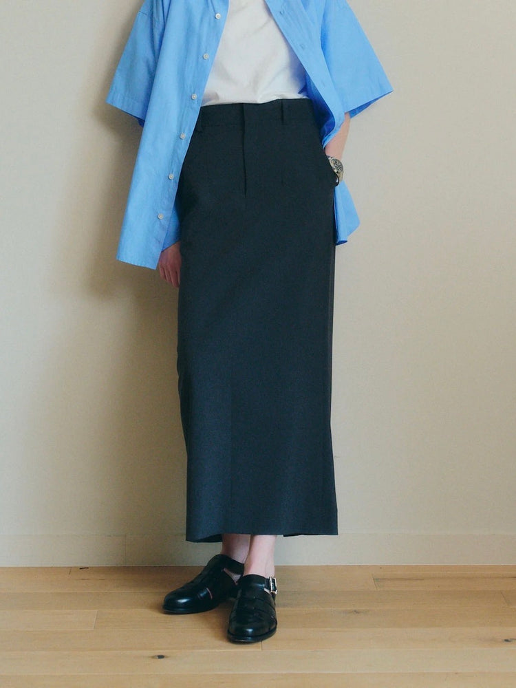 THE SHINZONE / CHRYSLER SKIRT / DARK GRAY / 24SMSSK02