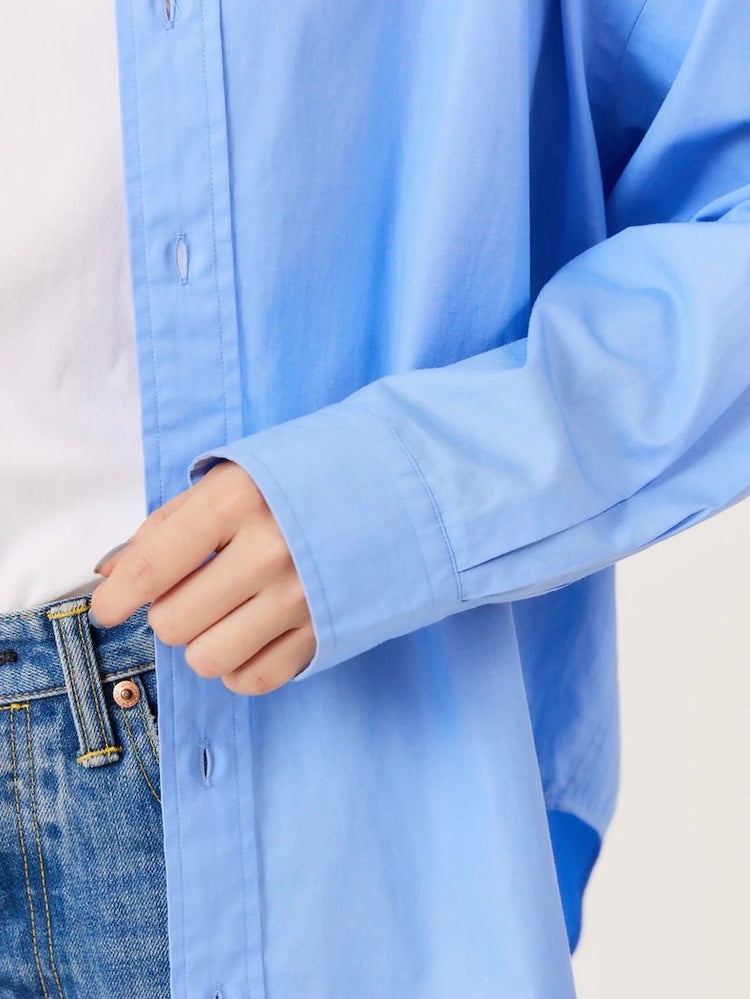 THE SHINZONE / DADDY SHIRT / BLUE / 21AMSBL08