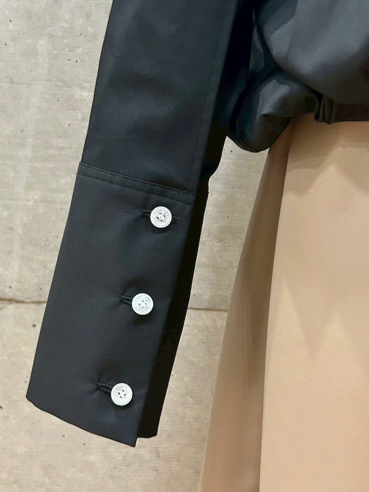 CINOH / ブラウンジングシャツ / BLACK / 25WST006