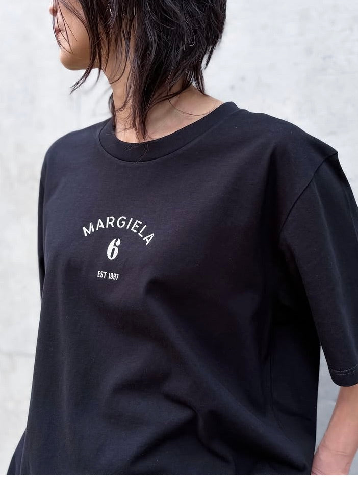 MM⑥ Maison Margiela / ロゴプリントTシャツ / BLACK / SH2GC0038M20048