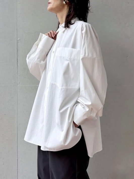 någonstans / over shirt / Salt / 470JS830-0051