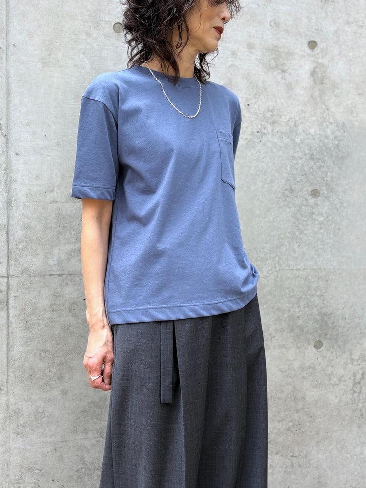 SLOANE / コットンツイル編み ポケットTシャツ / BLUE / SL10S-T1144