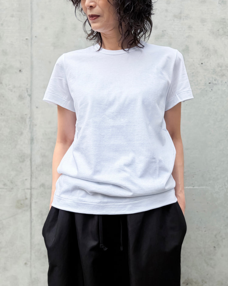 tao / 綿天竺半袖Tシャツ / WHITE / TZ-T001
