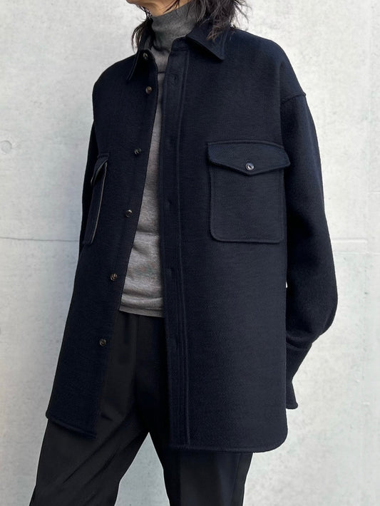 MADISONBLUE / CPO JK WOOL / NAVY / MB254-1011