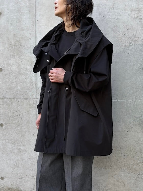 VACHEMENT / Taffeta Mods Vest / Black / VM-23-300