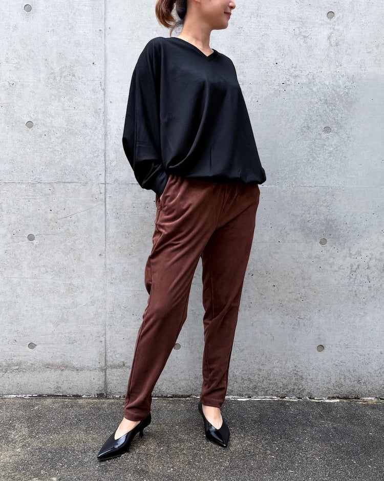 COGTHEBIGSMOKE / ALEXA TROUSERS / MARRON