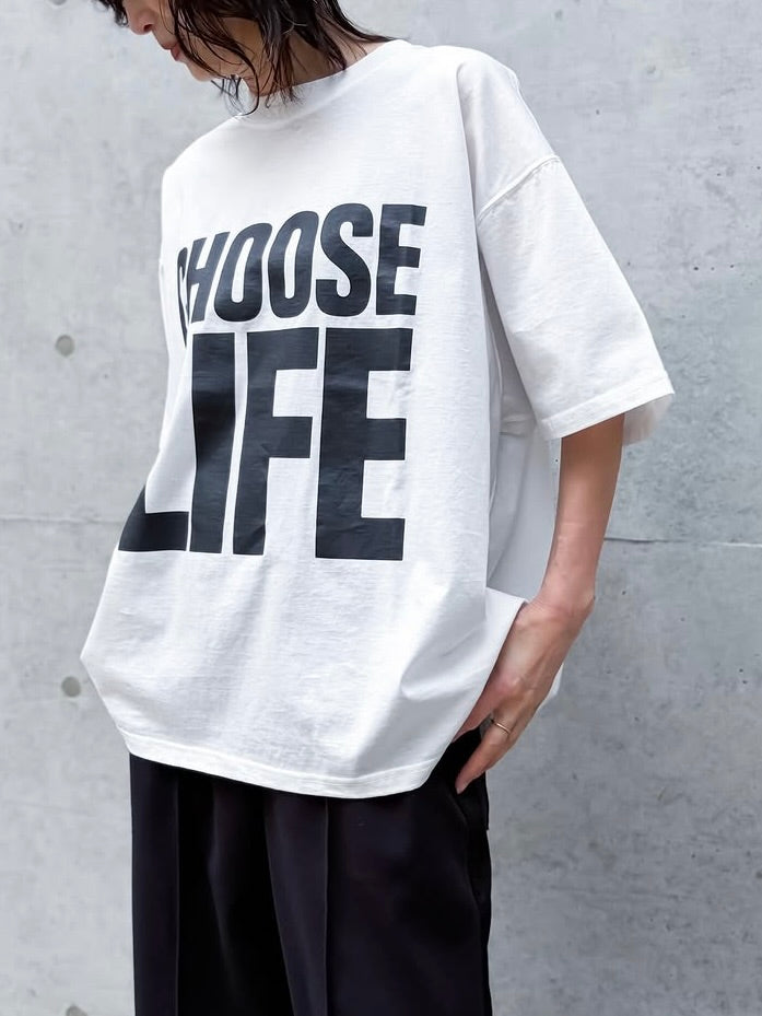 KATHARINE HAMNETT / SLOGAN BIG TEE / WHITE / TKH-T01