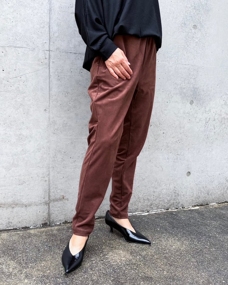 COGTHEBIGSMOKE / ALEXA TROUSERS / MARRON