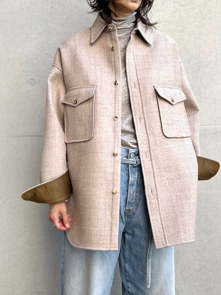 MADISONBLUE / CPO JK WOOL / BEIGE / MB254-1011