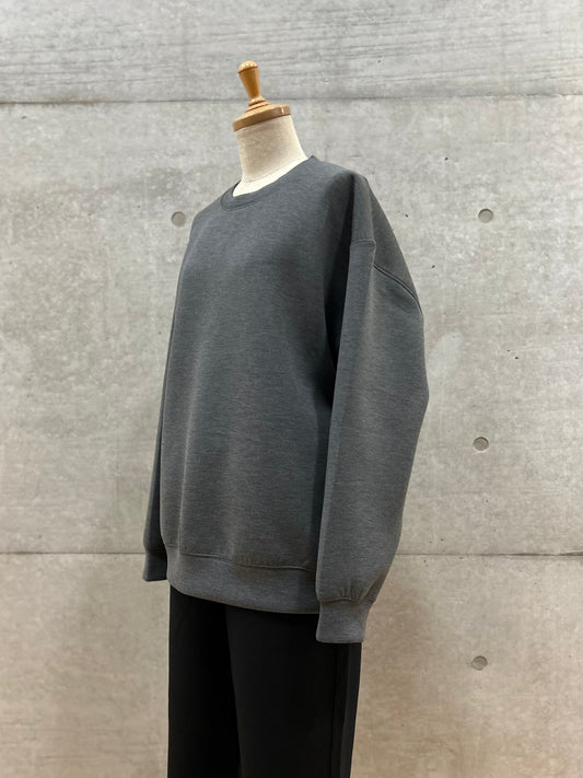 DAIWA PIER 39 / W's TECH SCUBA KNIT CREW / CHARCOAL / BE-60025WL