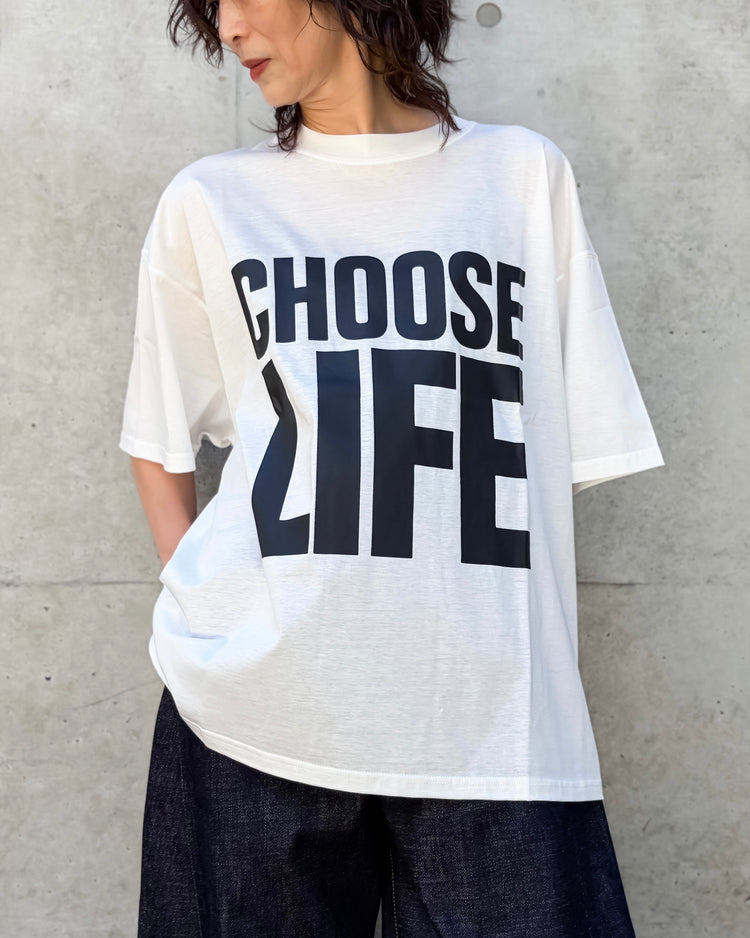 KATHARINE HAMNETT / THE SLOGAN TEE / WHITE / TKH-T01