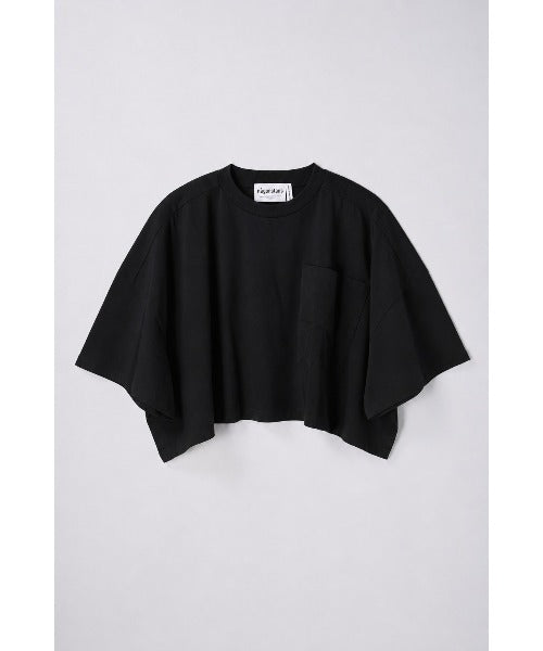 någonstans / loose pocket t-shirt / black / 470JA880-0541