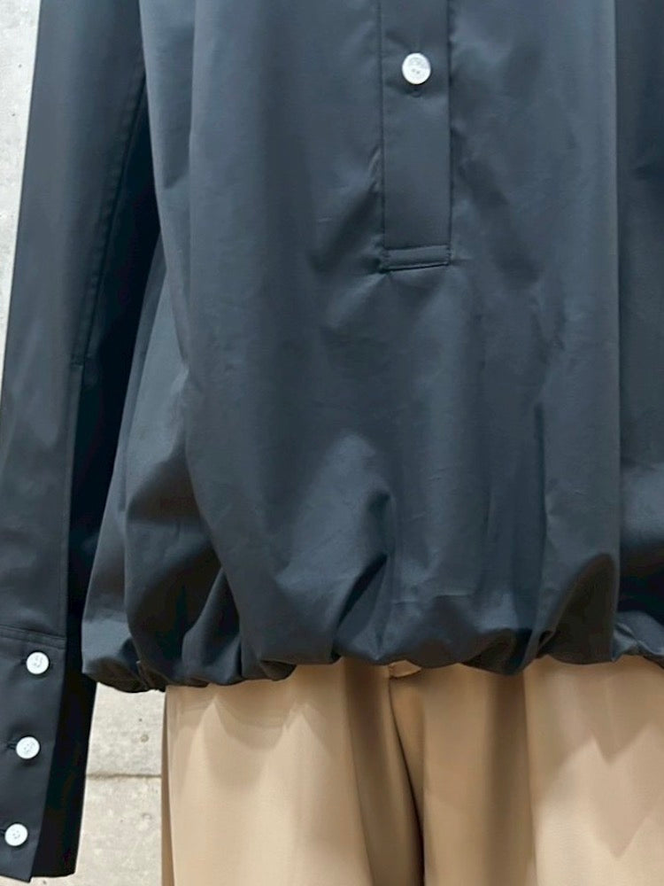 CINOH / ブラウンジングシャツ / BLACK / 25WST006