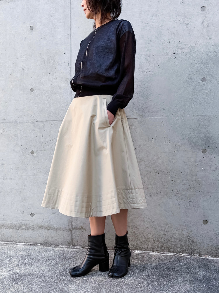 mtmodelist / フレア SKIRT / SAND BEIGE / MG-S09-103
