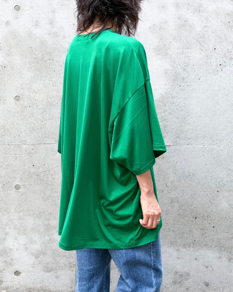 ENFÖLD / LARGE T-SHIRT / GREEN / 300JA280-0171