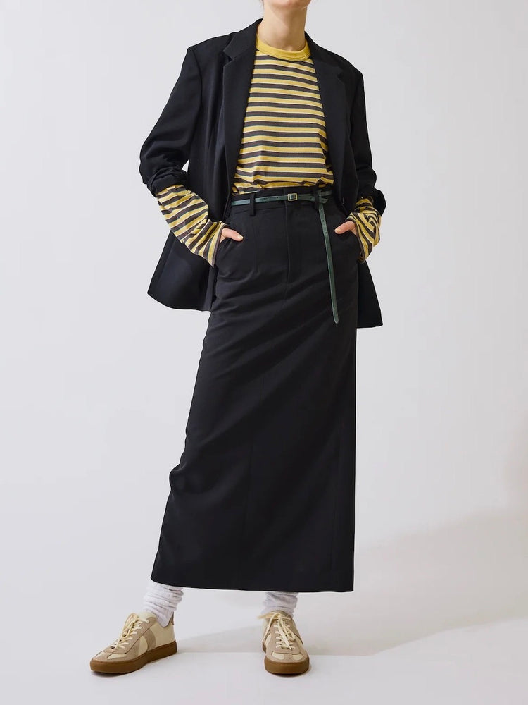 THE SHINZONE / CHRYSLER SKIRT / BLACK / 24SMSSK02