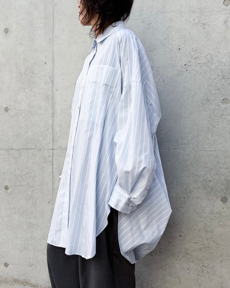 ENFÖLD / SLIT SHIRT / L.Mint / 300JS230-0171