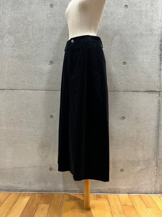 BLAMINK / コーデュロイバックポケットスカート / BLACK / 79242990453