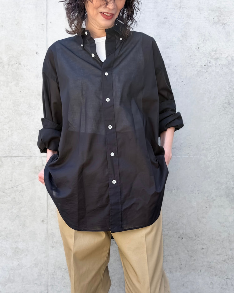 THE SHINZONE / DADDY SHIRT / BLACK / 25MMSBL09