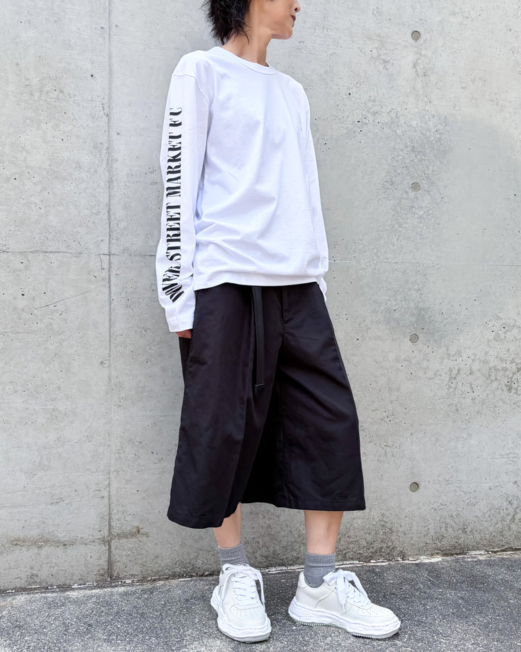 DSM kei ninomiya / PRINT ON SLEELE LONGSLEEVE TEE / WHITE / DSM02T008