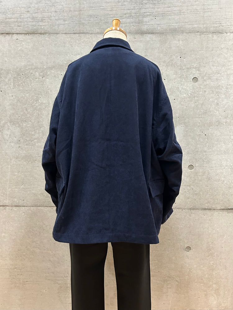 DAIWA PIER 39 / W's TECH LOOSE 2B JACKET CORDUROY / NAVY / BJ-32025WL