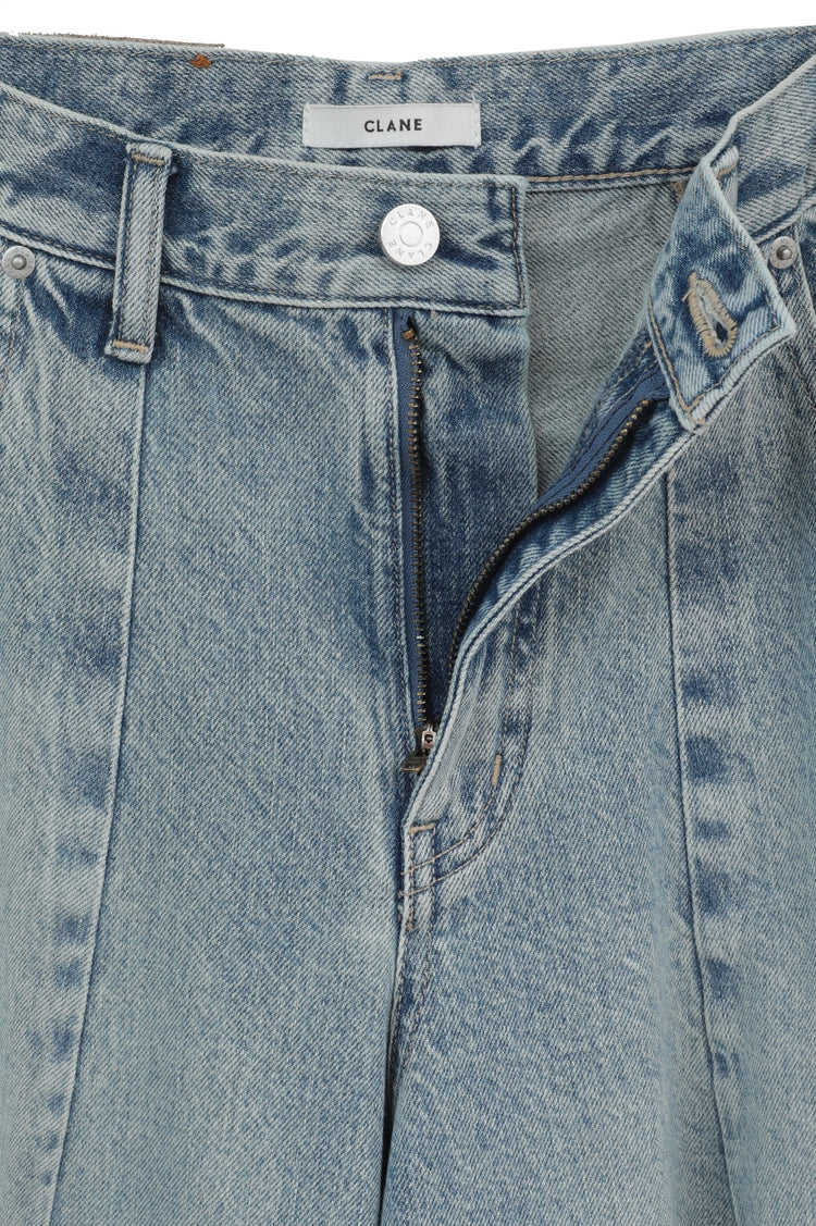 CLANE / COCOON BULKY DENIM PANTS / BLUE / 10111-7043