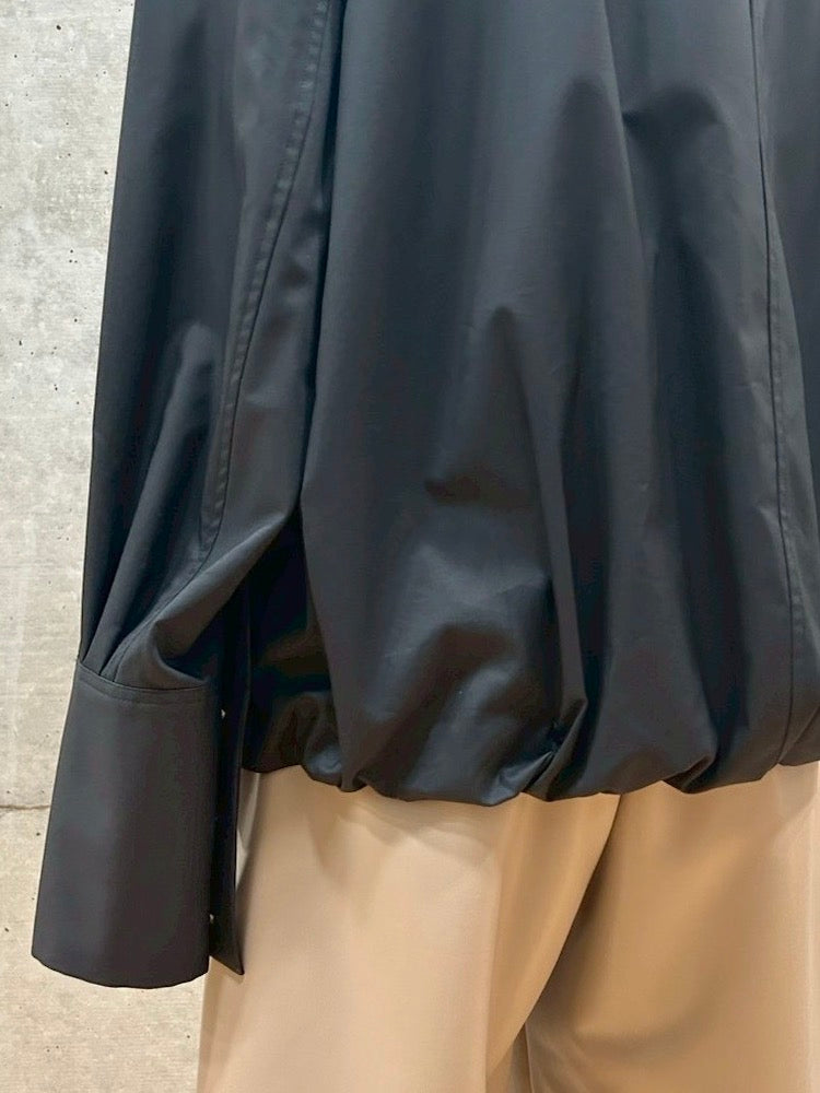 CINOH / ブラウンジングシャツ / BLACK / 25WST006