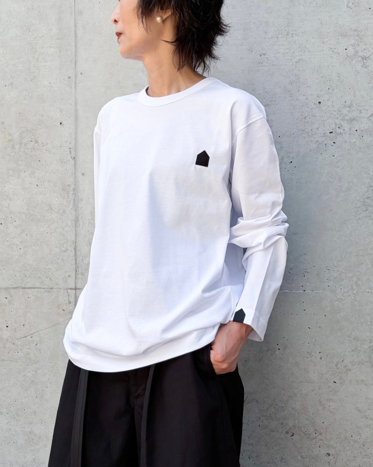 DSM kei ninomiya / PRINT ON SLEELE LONGSLEEVE TEE / WHITE / DSM02T008