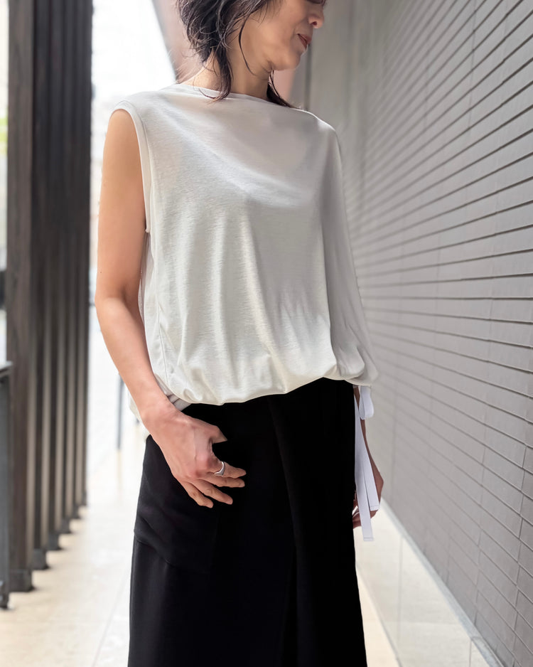 COGTHEBIGSMOKE / NELLY SLEEVELESS TOP / ICE GREY
