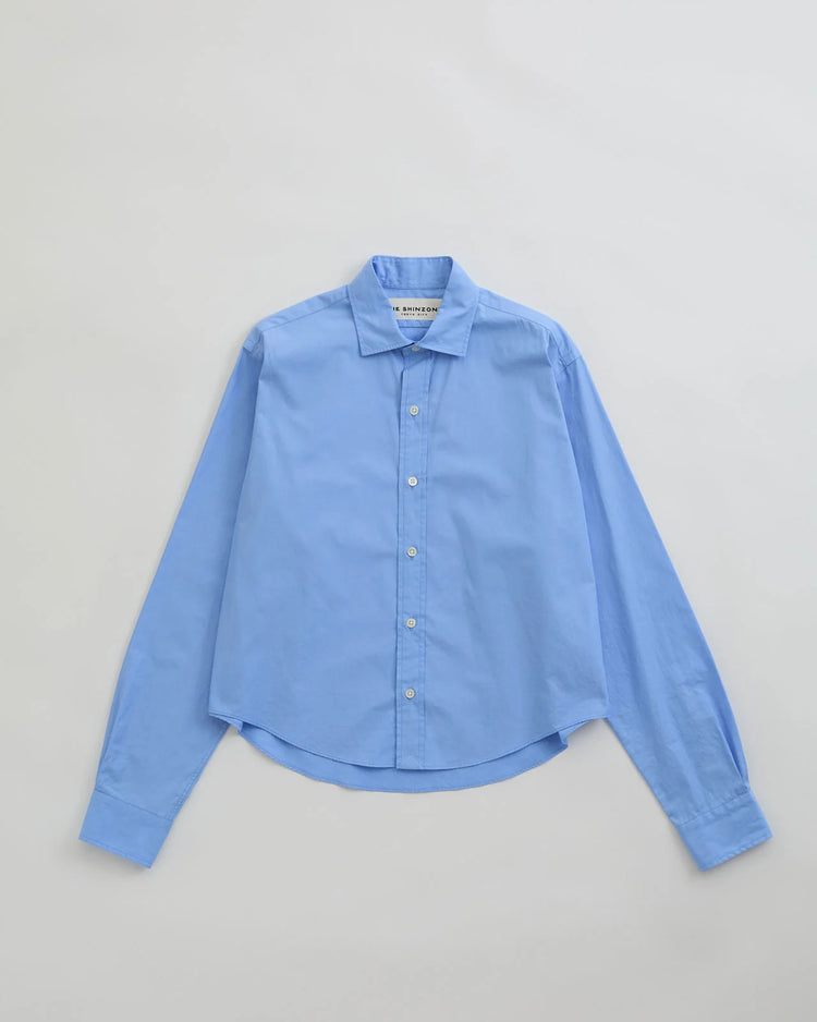 THE SHINZONE / SHORT PECK SHIRT / BLUE / 25SMSBL12