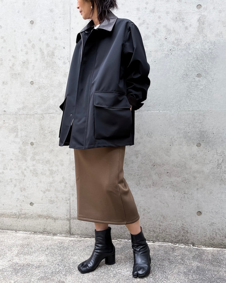 AURALEE / WOOL MAX CANVAS BLOUSON / BLACK / A26SB06WB