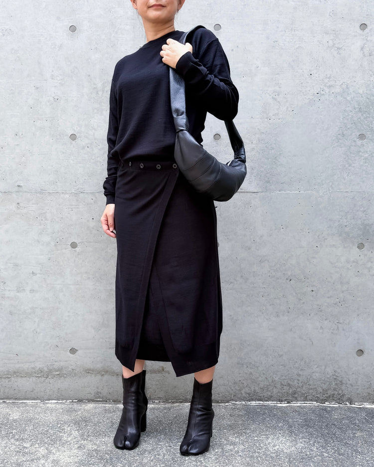 LEMAIRE / CROISSANT スモールバッグ / BLACK / BG0003 LL0018