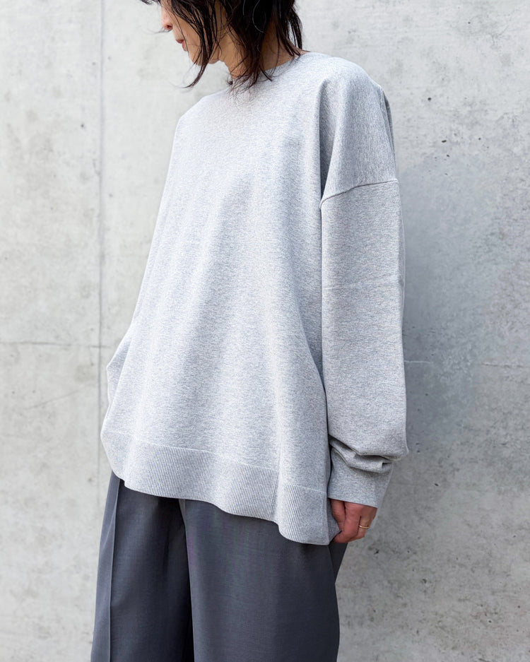 någonstans / box pullover / Wolf / 470JS170-1251