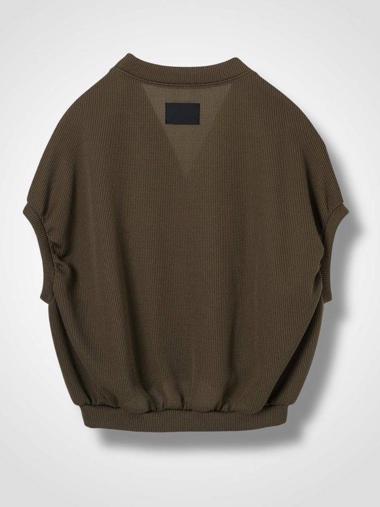 COGTHEBIGSMOKE / NEELA PUFF SLEEVE CARDIGAN / BRONZE