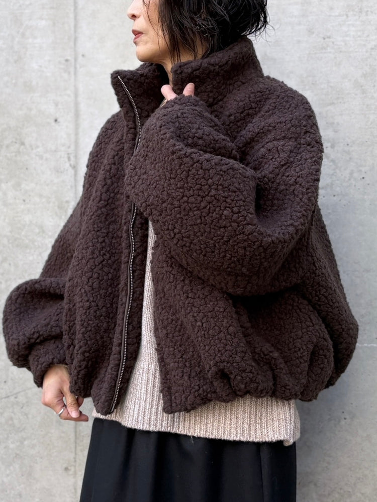 CLANE / BALLOON BOA BLOUSON / BROWN / 19101-0032