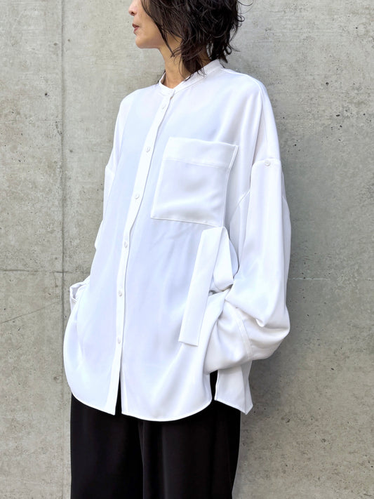 ENFÖLD / MANY-STYLE OVER SHIRT / WHITE / 300JS430-1081