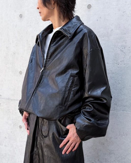 COGTHEBIGSMOKE / ODYSSEY ZIP UP BLOUSON / BLACK