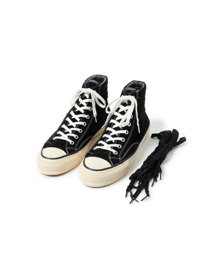 nonnative / SPINGLE × nonnative DWELLER TRAINER 2 HI COTTON CORD WITH GORE-TEX / BLACK / NN-F4901