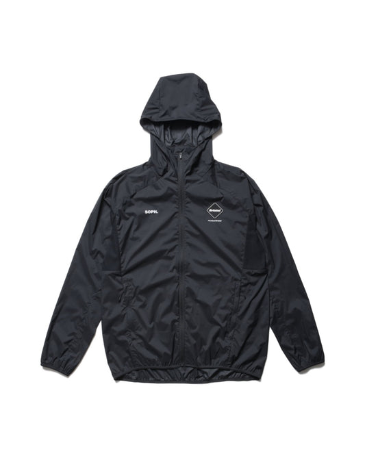 F.C.Real Bristol / LIGHT WEIGHT BREATHABLE PACKABLE HOODIE / BLACK / FCRB-260043